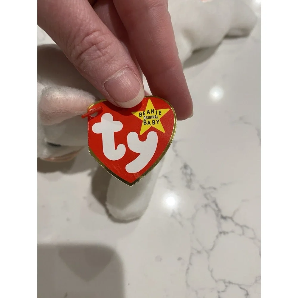 RARE Ty Beanie Baby Flip the Cat 1993/1995 TAG ERRORS Retired Vintage PVC Pellet